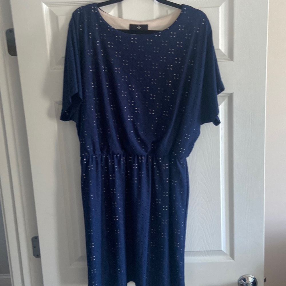 Blue dress, size 14